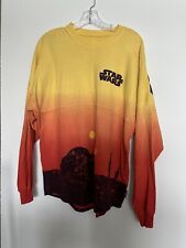 Pre Owned Disney Parks Star Wars TATOOINE Spirit Jersey Size S picture