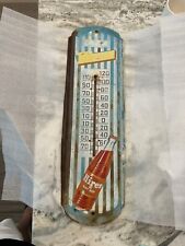 Vintage - HIRES ROOT BEER SODA Tin Thermometer Stout made sign picture