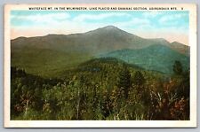 Whiteface Mt. Wilmington. Lake Placid, Saranac. New York Postcard picture