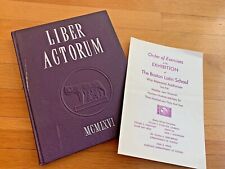 vtg 1966 Boston Latin School YEARBOOK Liber Actorum high MA book + grad program picture