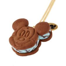 Q-pot. Mickey Mouse Necklace Chocolate Mint Cookie Sandwich Ice cream Import picture