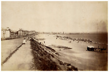 England, Lowestoft, The Beach from South Cliff Vintage Albumen Print Print Print Print Al picture
