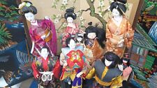 Vintage YAMAHA KYUGETSU DOLLS, Samurai And More Lot Of 10 Japanese A picture