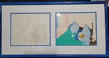 Walt Disney Donald Duck Original production Cel w/matching pencil Drowning W/COA picture