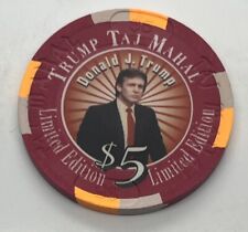 Trump Taj Mahal $5 Casino Chip Atlantic City New Jersey - Donald J Trump picture