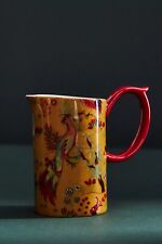ANTHROPOLOGIE House of Hackney Trematonia Creamer Flora Fauna Ornamental NEW picture