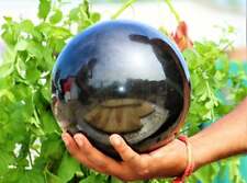 Nice Huge 190MM Black Tourmaline Stone Quartz Healing Reiki Chakra Sphere Ball picture