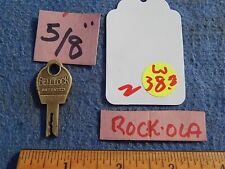 1941-1942 Rock-ola Key for 5/8 inch lock - Bell Lock 38 RO 463 picture