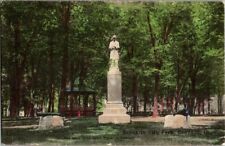 1908. GENESEO,ILL. SCENE IN CITY PARK. POSTCARD MM22 picture