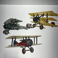 VTG 1975 HOMCO SEXTON LOT OF 3 Airplanes Cast Metal Wall Art Decor Planes USA picture