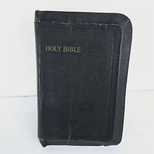 Vintage 1932 Holy Bible, Black Leather, T Nelson & Sons, Old & New Testiment, Ma picture