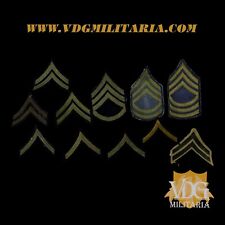 WW2 WWII US Rank Insignia Chevron Instant Collection Patch Variety Job Lot #Y159 picture