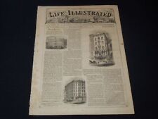 1858 MARCH 20 LIFE ILLUSTRATED NEWSPAPER TIFFANY'S JEWELRY ESTABLISHED - NP 5894 picture