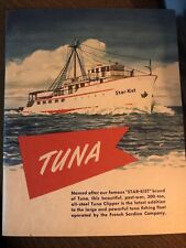 Star-Kist Nautical Post-War Advertising Booklet vintage Fishing advertising picture