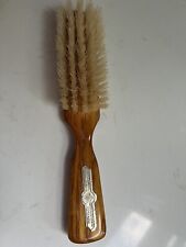 Vintage Royal Sweeden Natural Bristle Brush Wooden Handle 8” 80s 90s Hair picture
