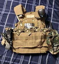 SALTY OLDSCHOOL LBT 6094A SLICK 2586J Panel Coyote Brown Molle Plate Carrier picture
