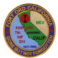 FORT ORD, CALIFORNIA, 7TH INF DIV, GONE BUT NOT FORGOTTEN           Y picture