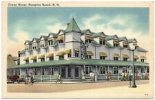 1940s Ocean House, Hampton Beach New Hampshire NH Posted Vintage Postcard picture