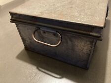 Antique Metal Military File Locker/box 1940 Coleman picture