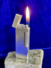 Dunhill Lighter Silver Vintage Full Working Very Good Condition 1 Year Warranty picture