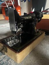 Fully Services Vintage Singer Sewing Machine 99K and Accessories picture