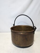 Handmade Fireplace Kettle  Cauldron, Copper and Brass  9