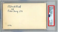 Robert Frost ~ Signed Autographed Postcard from Rio de Janeiro ~ PSA DNA Encased picture