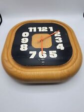 Genuine Howard Miller Solid Oak Wood Wall Clock MCM 622-731 George Nelson Rare picture