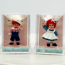 Hallmark Merry Miniatures Madame Alexander Raggedy Ann &Andy Mop Top Wendy/Billy picture