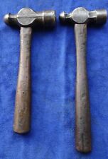 2 Vintage Vaughan Tools USA Ball Peen Hammer Set picture