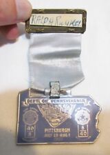 AMERICAN LEGION 1953 DEPT. OF PENNSYLVANIA DELEGATE CONVENTION BADGE AS-IS picture