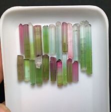 Bi colour Tourmaline Crystals from Afghanistan mine 15 grams picture