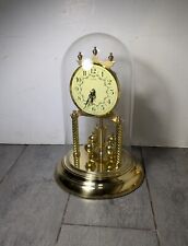 Vintage Sloan Quartz Germany Anniversary Clock with Glass Dome - Battery picture