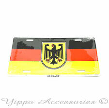 Germany German Country National Flag Aluminum Metal License Plate Sign Tag NEW picture