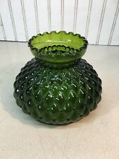 Brooke Crescent Green  Lamp Shade Quilted Diamond 7