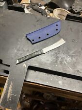 OSS Style Lapel Knife “street Razor” Hand Forged picture