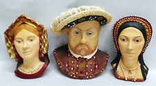 Bossons England Chalkware King Henry VIII, Catherine of Aragon & Anne Boleyn picture