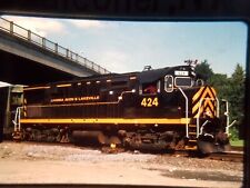 XT02 TRAIN SLIDE Railroad Short Line LAL 424 Diesel Falconer NY 2003 picture