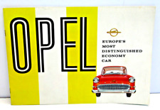 1958 Opel Rekord Caravan Olympia Original Sales Brochure #PM-30 picture