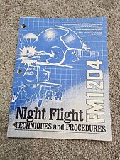 Night Flight Techniques and Procedures FM 1-204 vintage picture