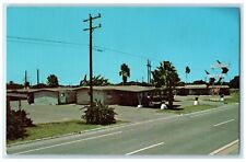 c1960 Sky Lark Motel Sunshine Strip Exterior Building Harlingen Texas Postcard picture