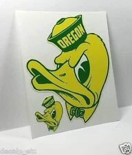 Oregon University Ducks Vintage Style Mascot DECAL / Vinyl STICKER picture