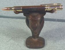 King Ranch “Rifle Shell” Ballpoint pen on Longhorn Stand picture
