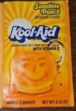 1x Vintage 1985 Unopened Sunshine Punch Kool Aid Packet  picture