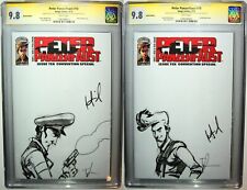 PETER PANZERFAUST #10 JENKINS/WEIBE Special 2 COMIC 2 SKETCH SET CGC 9.8 Hook picture