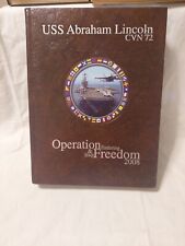(E5) USS ABRAHAM LINCOLN CVN-72 WESTPAC DEPLOYMENT CRUISE BOOK YEAR 2008 NAVY picture