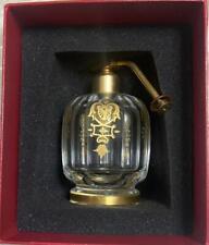 Baccarat Malmaison Parfum Bottle Gold Band Used Good picture