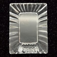 Galway Irish Crystal Glass Picture Frame 24% Lead Crystal 4.25”T 3.25”W picture