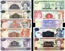 Nicaragua - Collection of 10 Banknotes - 1985-2003 dated Foreign Paper Money - P picture