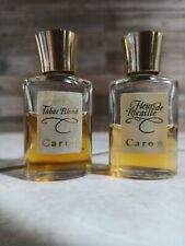 Vintage Fleur's De Rocaille 50% & Tabac Blond 55% By Caron Pure Parfum 1/4oz  picture